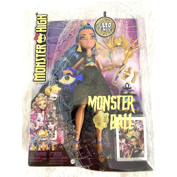 Monster High Doll Cleo De Nile in Monster Ball Party Dress with Accessories - Picture 1 of 11